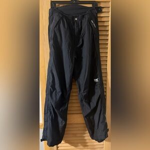 Helly Hansen Men’s Helly Tech Black Zippered Pockets Lined Snowboard Ski Pants